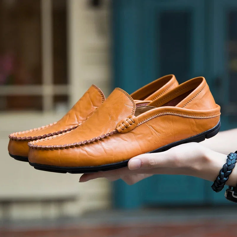 Mocassin confortable Cuir Élégance - Barrie Shop