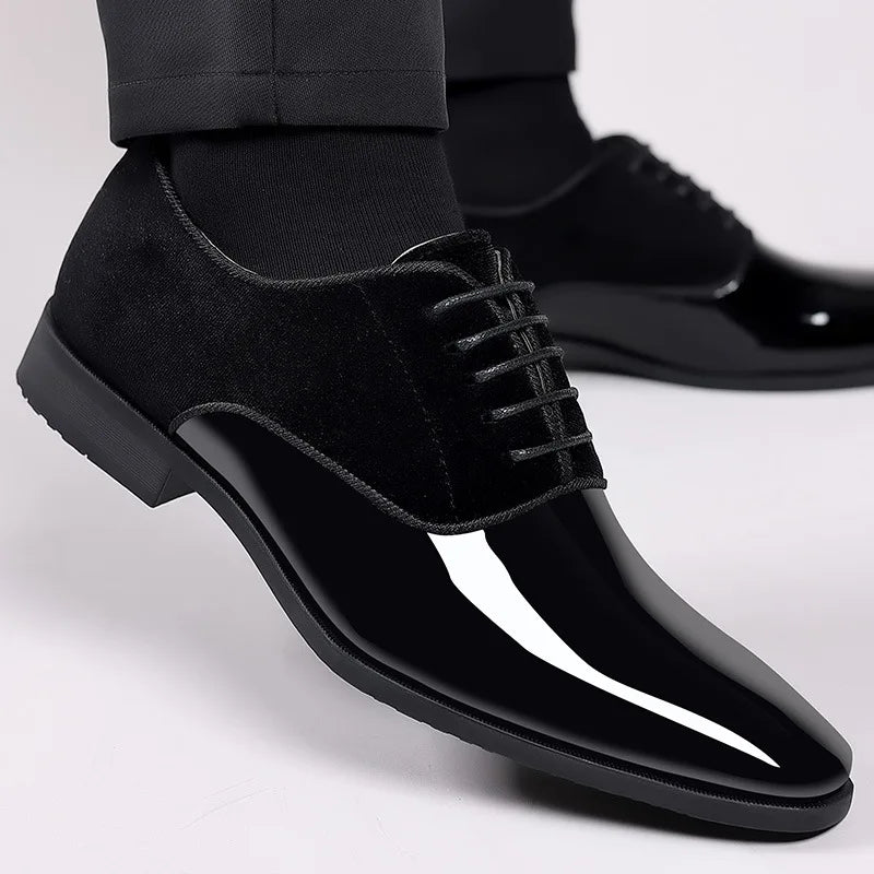 Mocassin verni noir ou Noirval élégant My Store