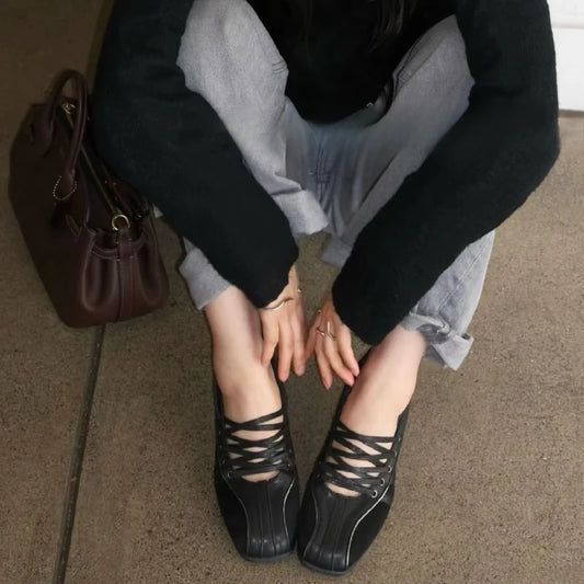 Ballerines Velmira – Élégance Tressée au Féminin