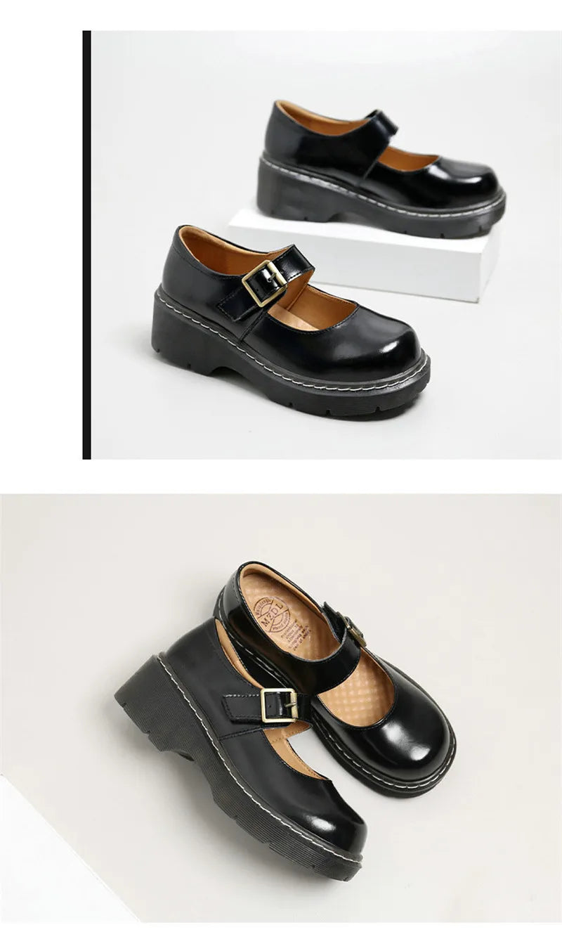 Mocassin  Maryline Vintage –  Rétro en Cuir My Store