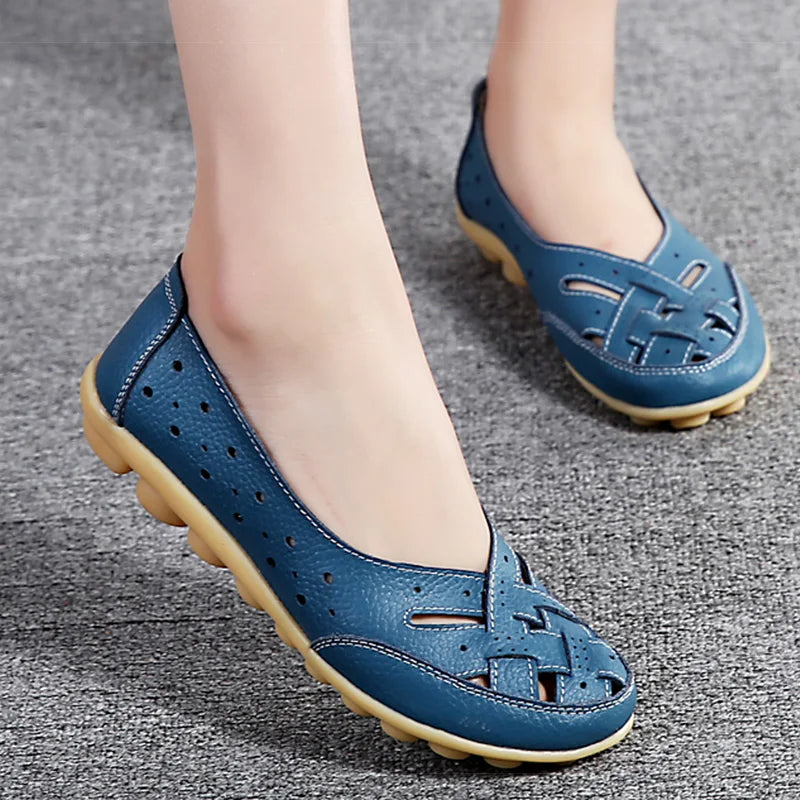 Mocassin Kuidfar Bleu
