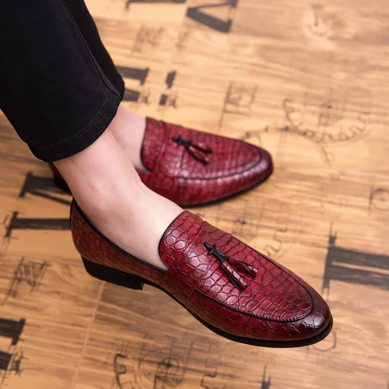 Mocassin Loafer Premium Léger Rouge