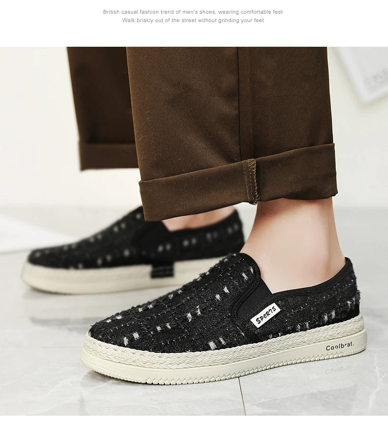 Mocassin Slip‑On Cuivré Noir