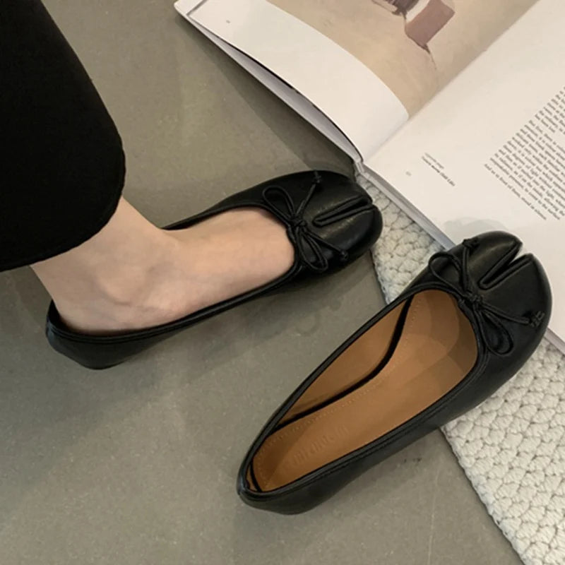 Mocassin femme élégante Noir