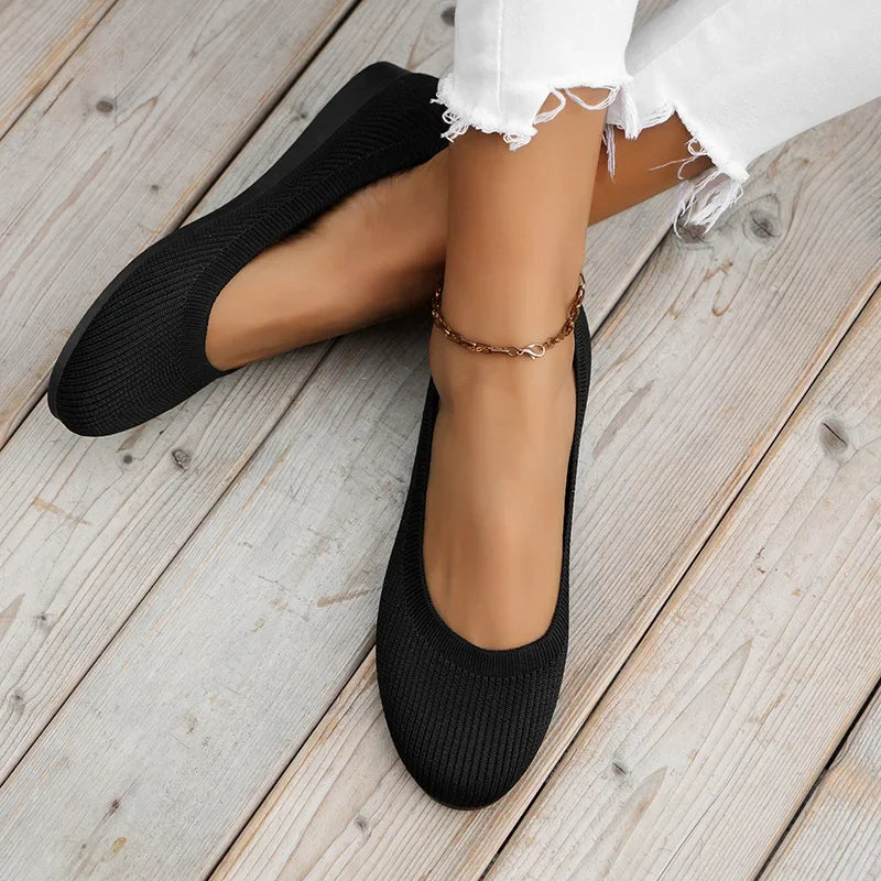 Mocassin femme noire NoEnName_Null Noir