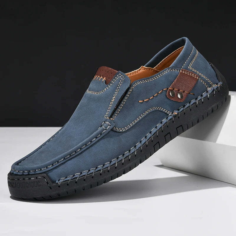 Mocassin homme Abfuber Bleu
