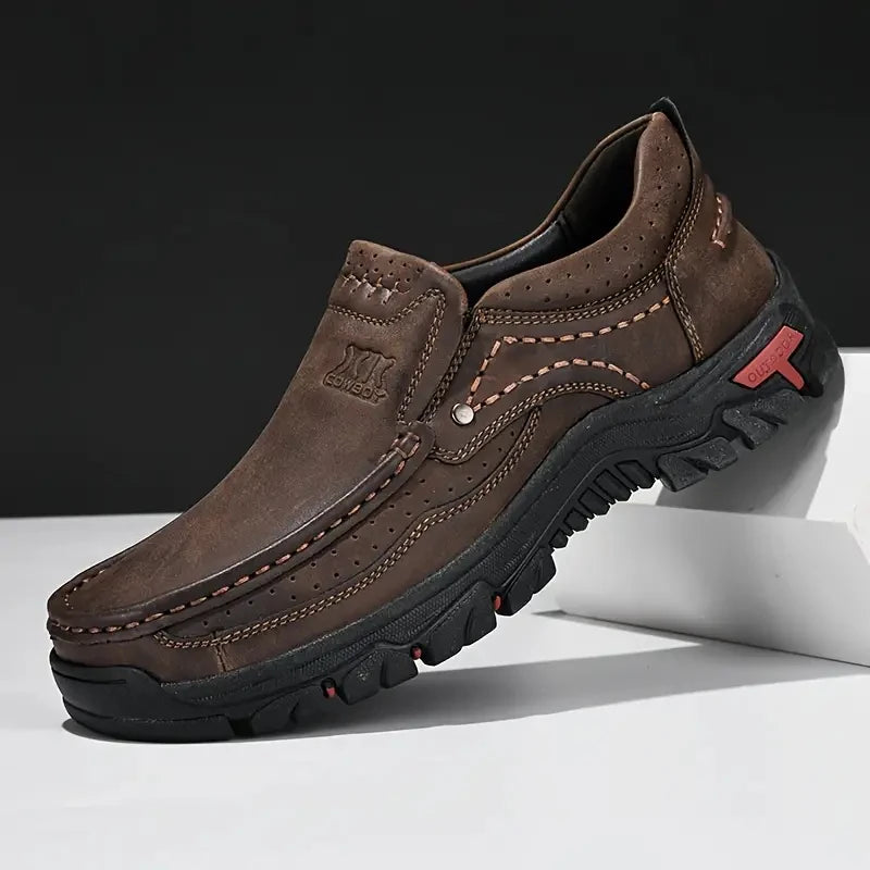 Mocassin homme en cuir Noir