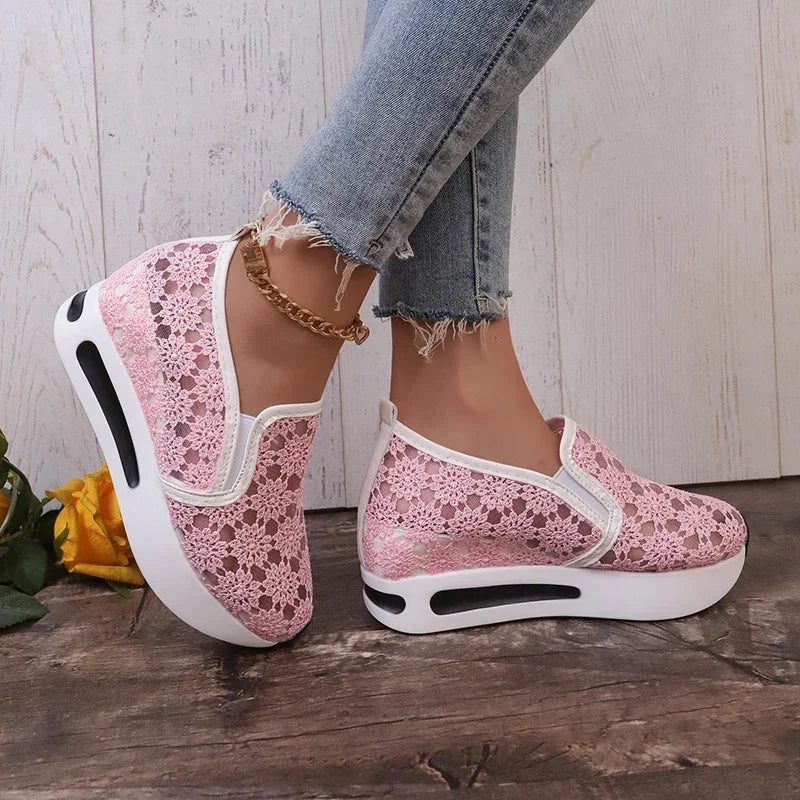 Mocassin  Élégance Décontractée Rose