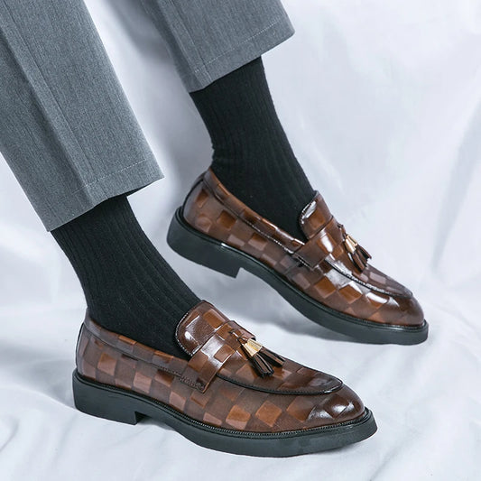 Mocassins Luméro – Style Métallisé, Confort Brillant