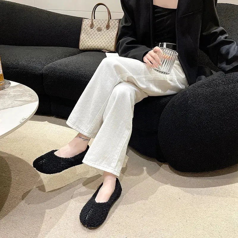 Mocassin fourré femme My Store