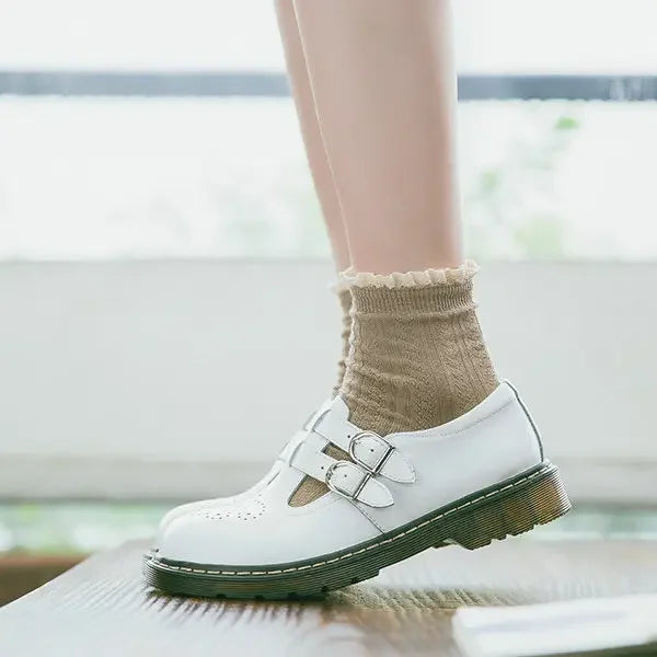 Mocassin  Maryline Vintage –  Rétro en Cuir My Store