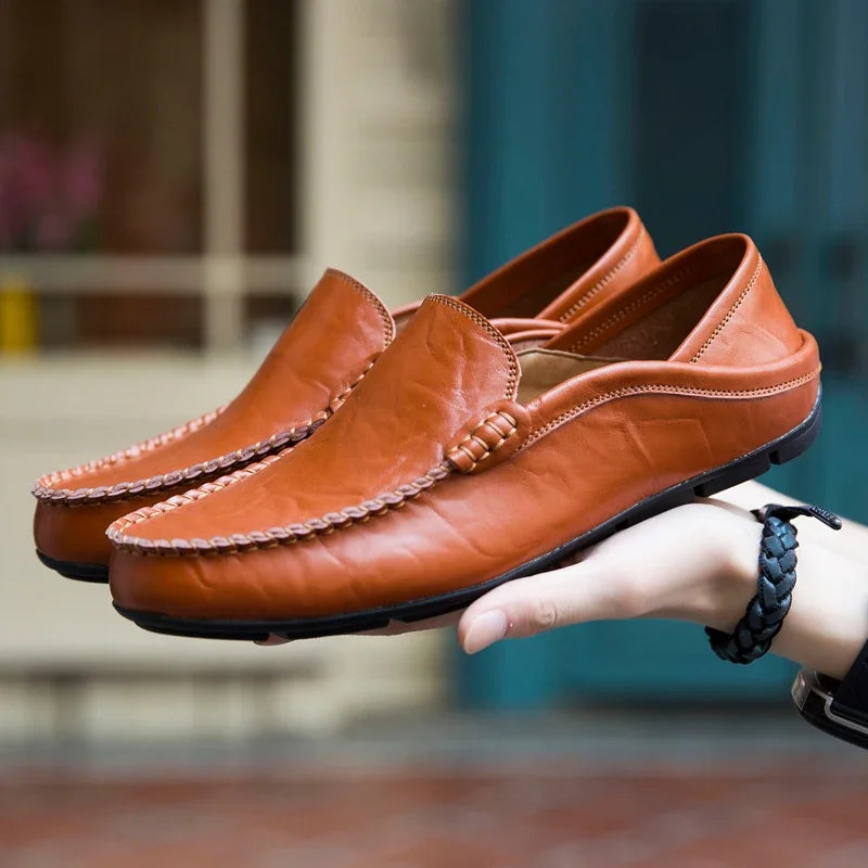 Mocassin confortable Cuir Élégance - Barrie Shop