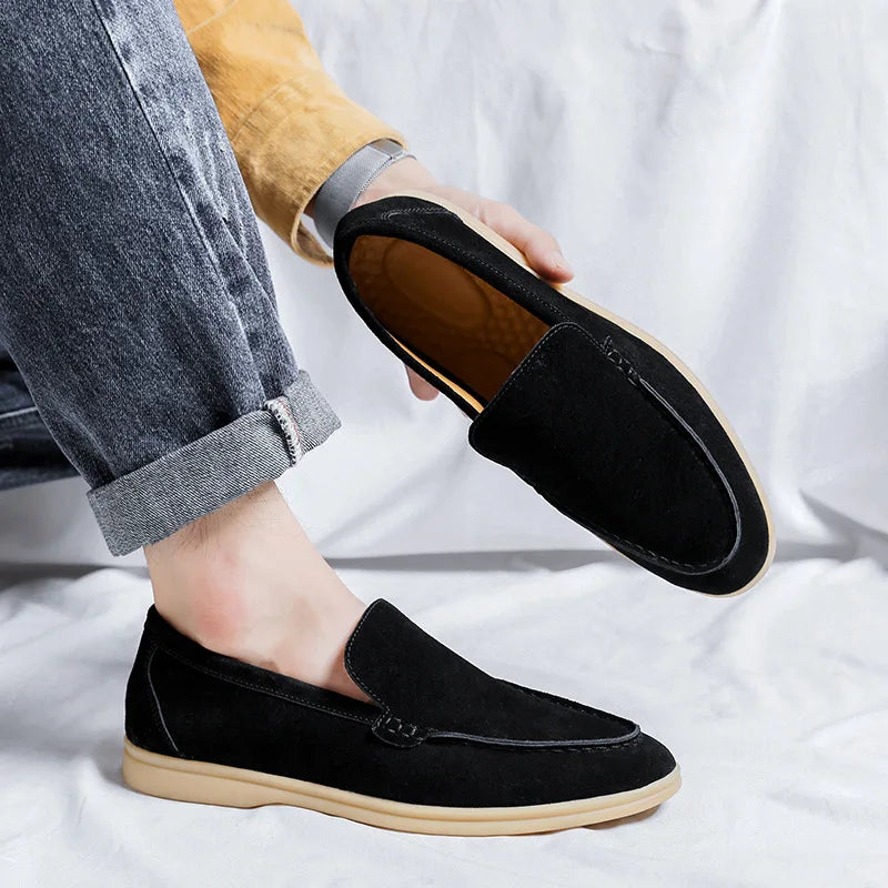 Mocassin daim homme - Barrie Shop