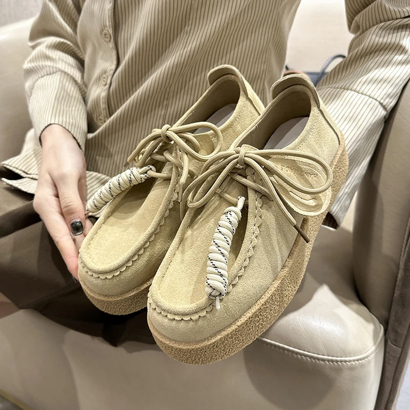 Mocassin plateforme femme AIYUQI My Store
