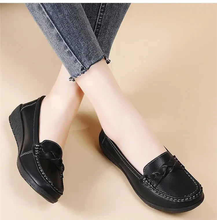 Mocassin femme en cuir KUIDMANGÉA My Store