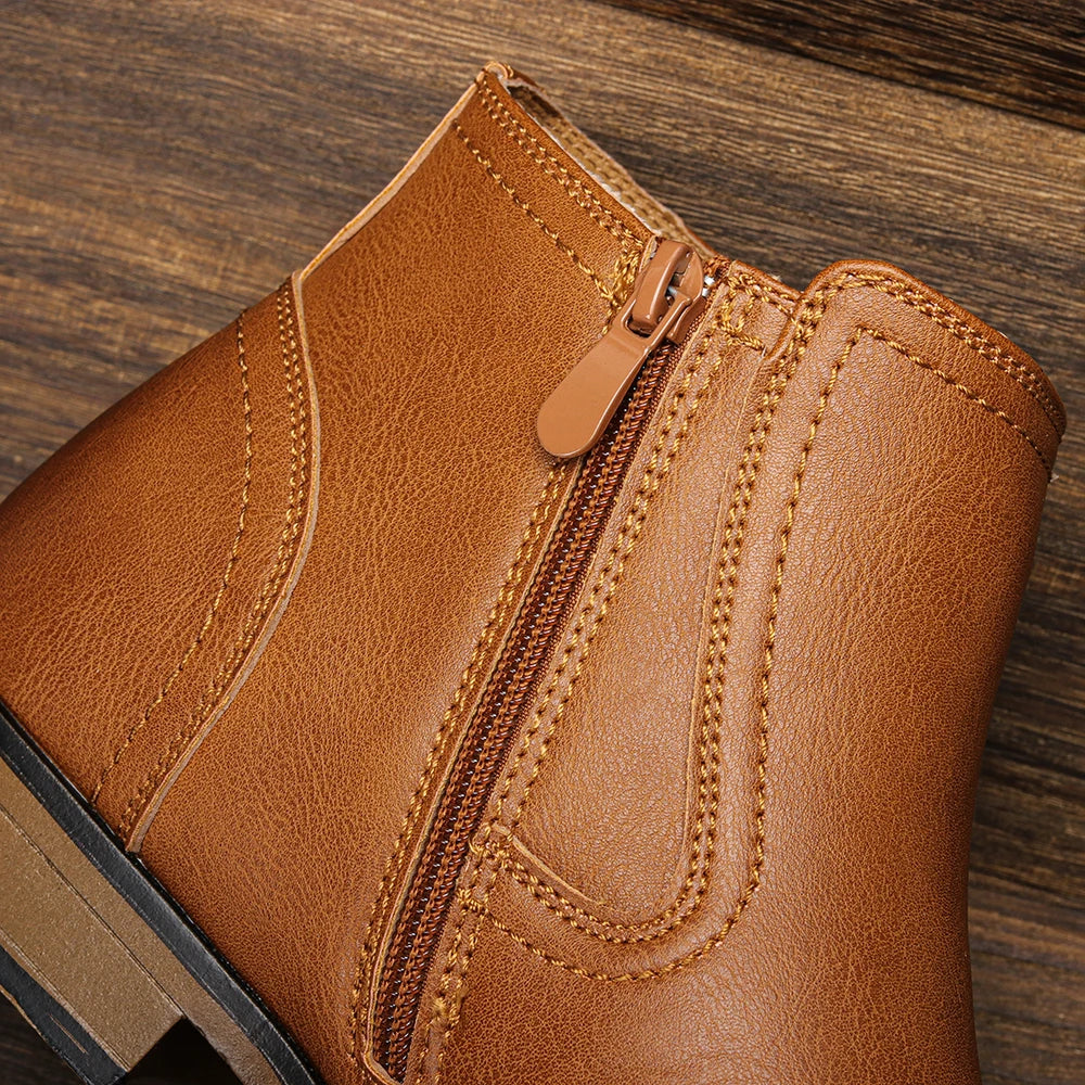 Bottes Western Courtes pour Homme My Store
