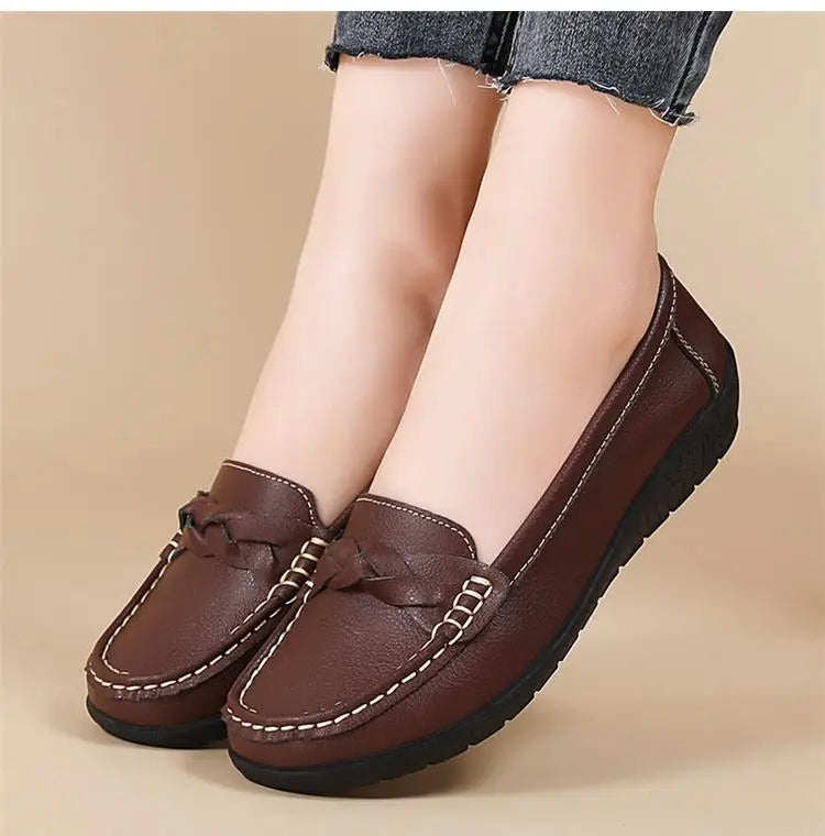 Mocassin femme en cuir KUIDMANGÉA My Store