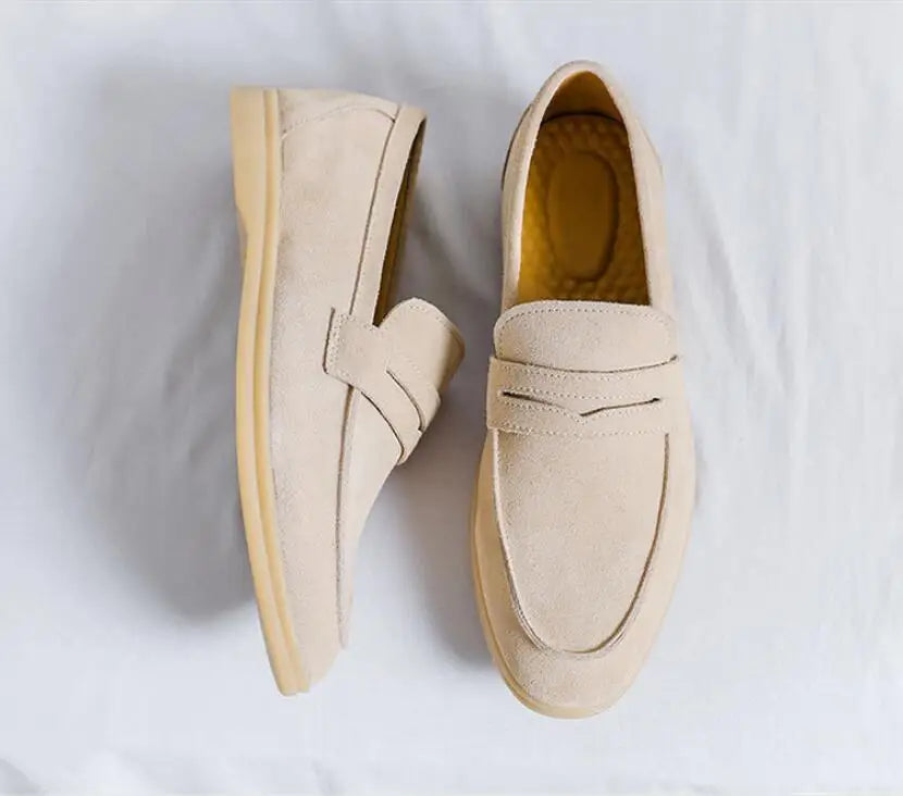 Mocassin daim homme - Barrie Shop