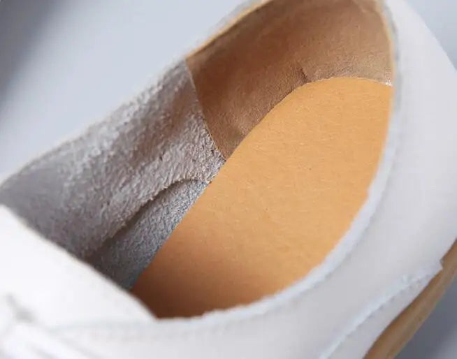 Mocassin femme blanc respirant - Barrie Shop