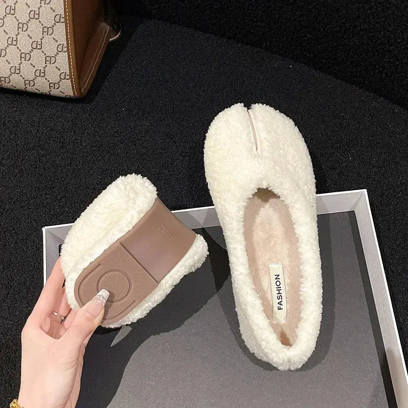 Mocassin fourré femme My Store