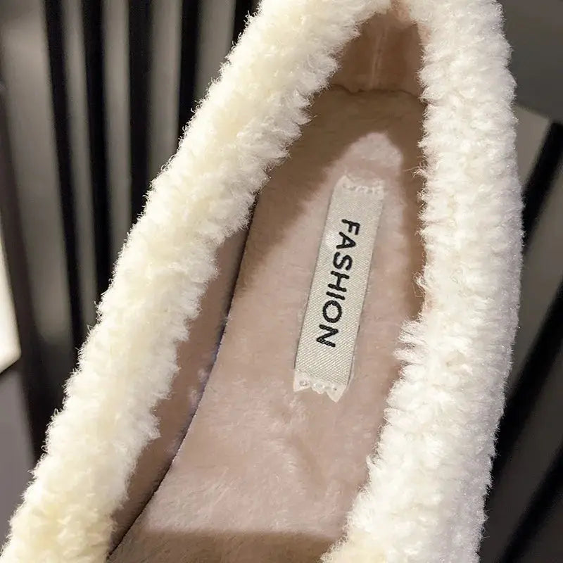 Mocassin fourré femme My Store