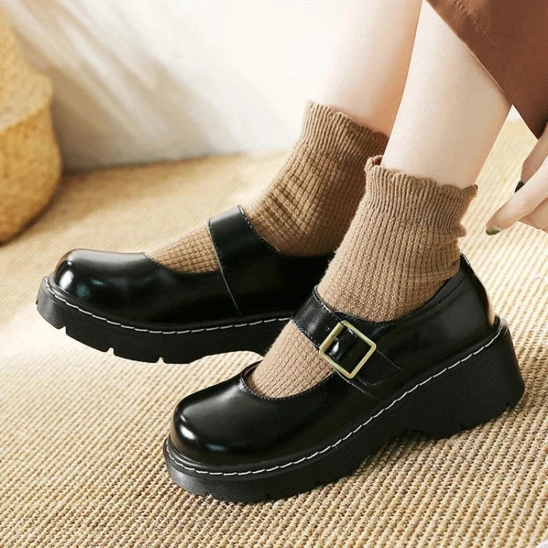 Mocassin  Maryline Vintage –  Rétro en Cuir My Store