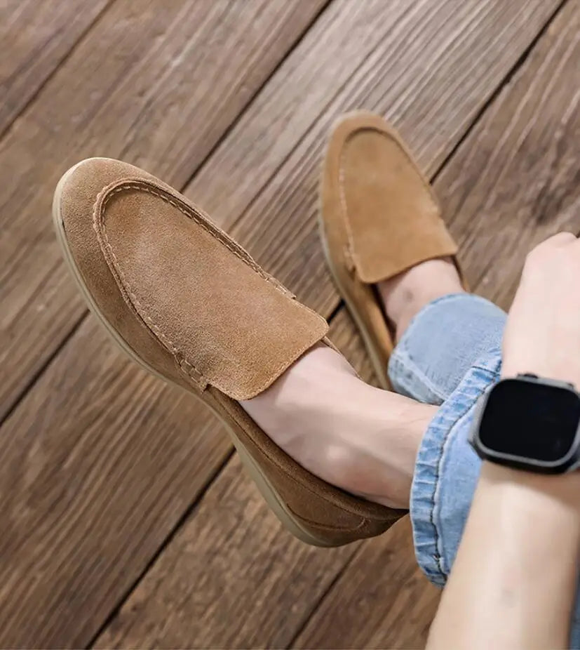 Mocassin daim homme - Barrie Shop