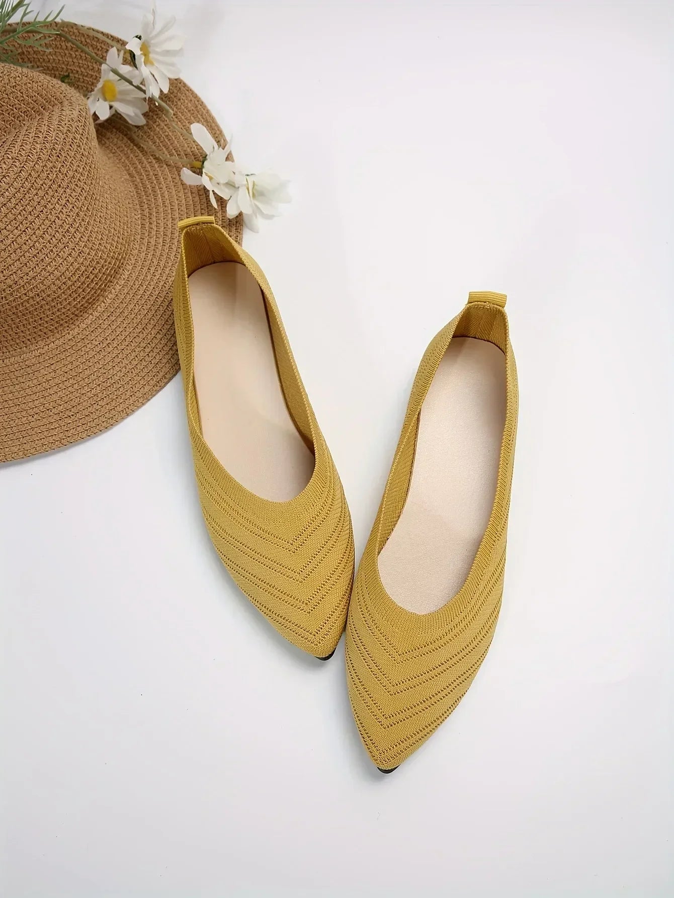 Mocassin vernis femme chic tissé et  bout pointu - Barrie Shop