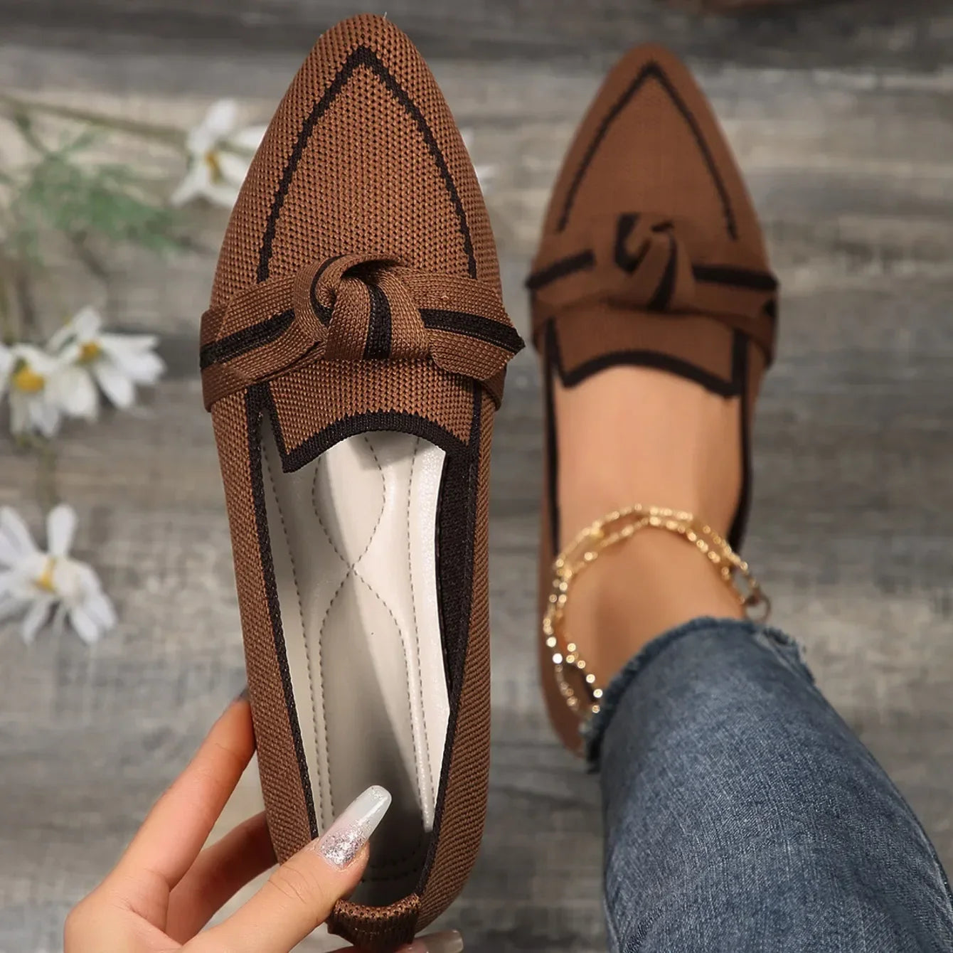 Mocassin femme Ballerines Pointues My Store