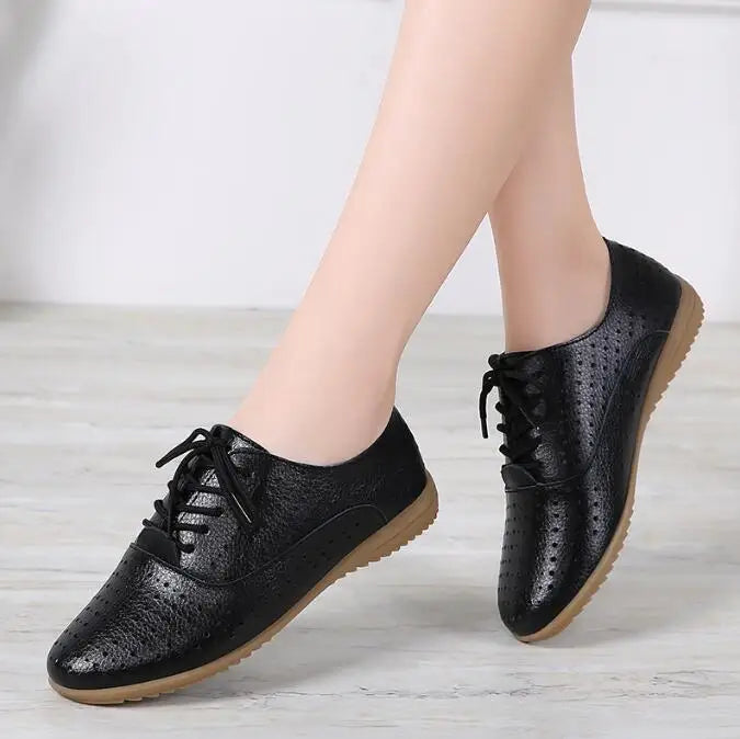Mocassin femme blanc respirant - Barrie Shop