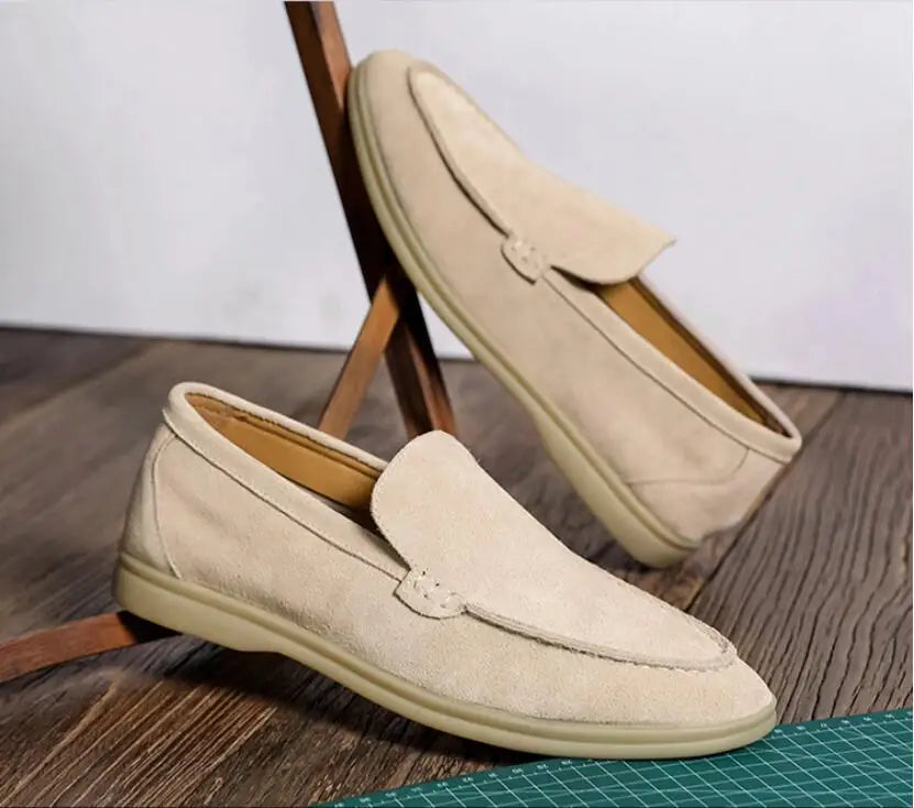 Mocassin daim homme - Barrie Shop