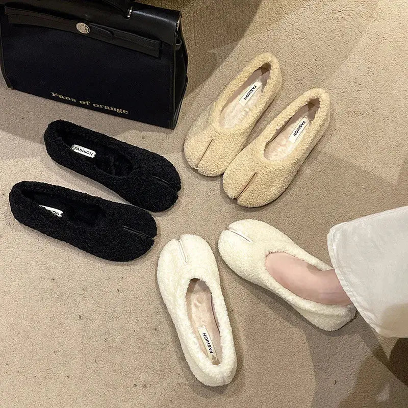 Mocassin fourré femme My Store