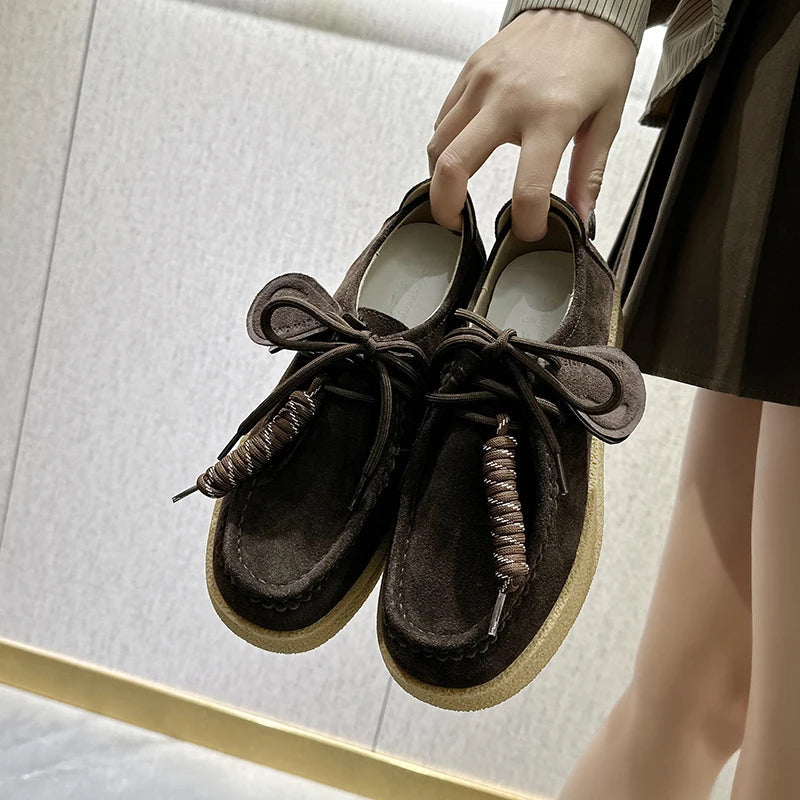 Mocassin plateforme femme AIYUQI My Store