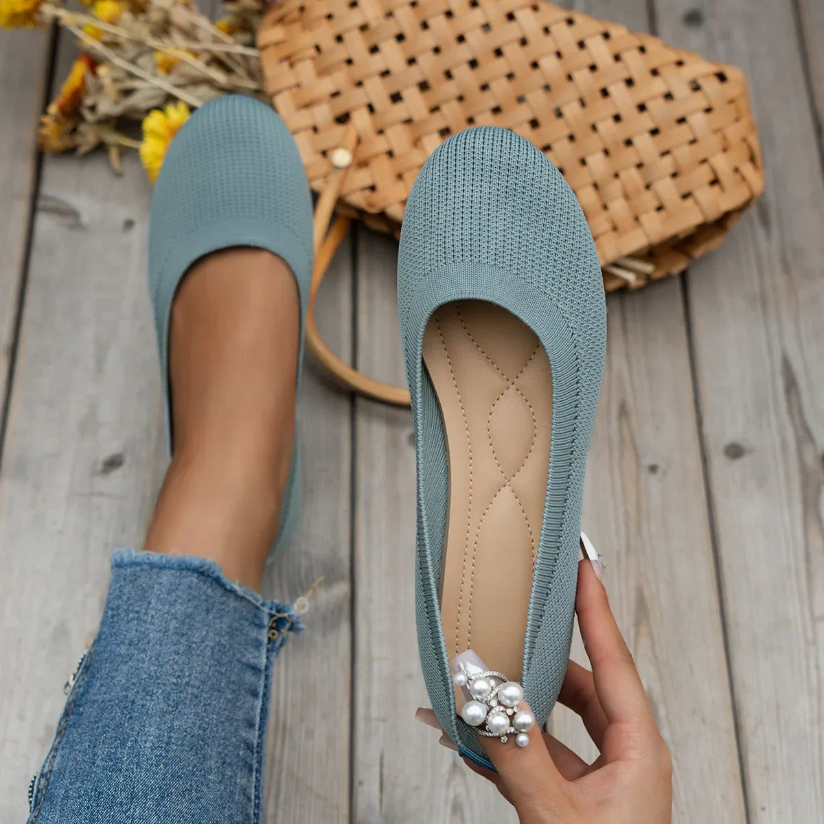 Mocassin femme noire NoEnName_Null - Barrie Shop