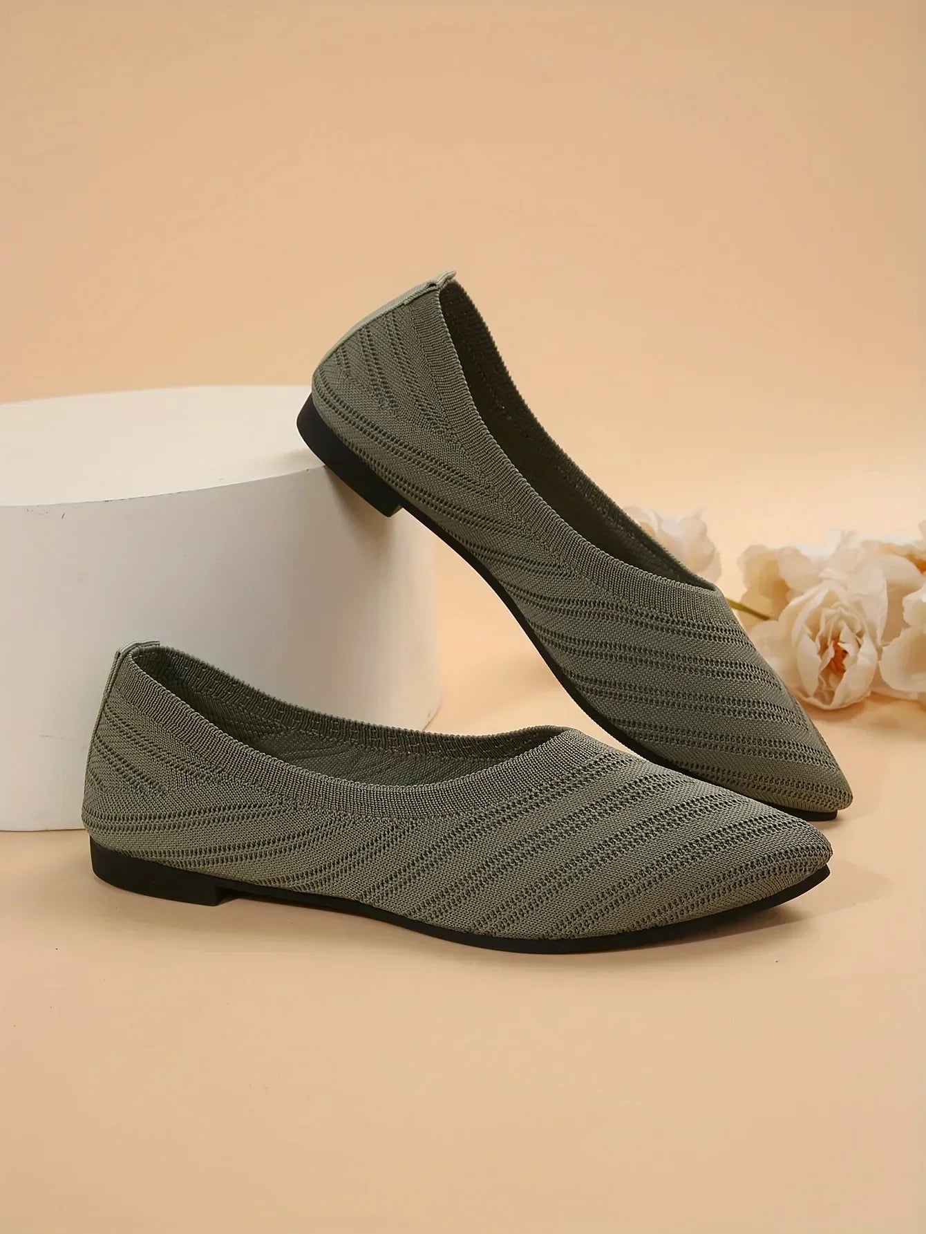 Mocassin vernis femme chic tissé et  bout pointu - Barrie Shop