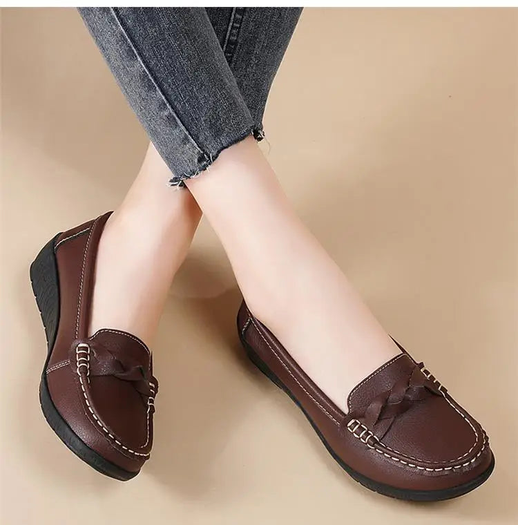 Mocassin femme en cuir KUIDMANGÉA My Store