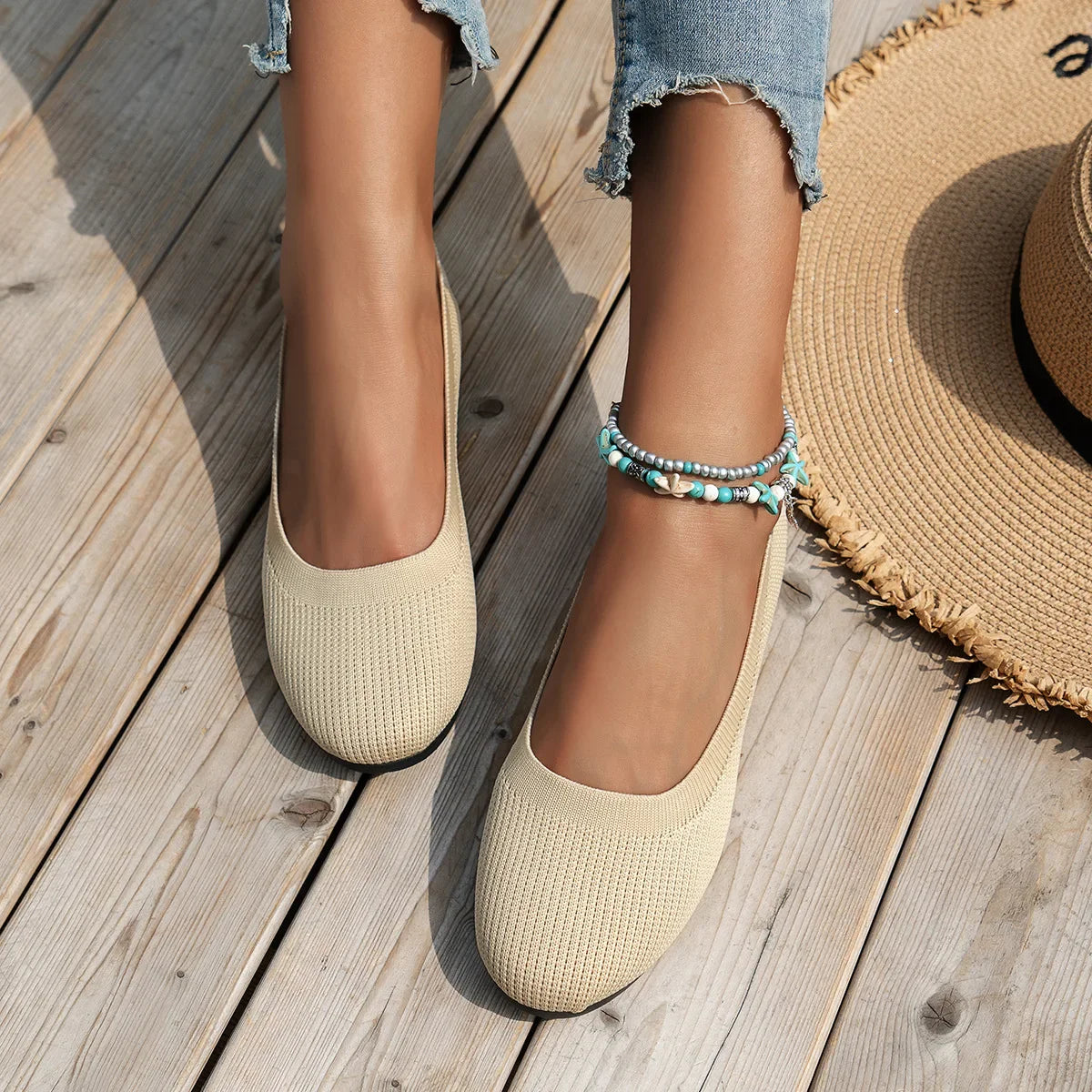 Mocassin femme noire NoEnName_Null - Barrie Shop