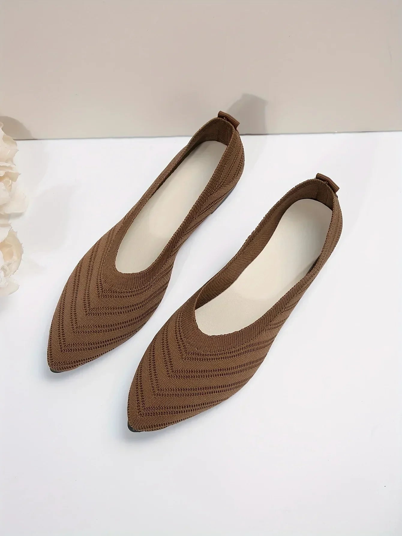 Mocassin vernis femme chic tissé et  bout pointu - Barrie Shop
