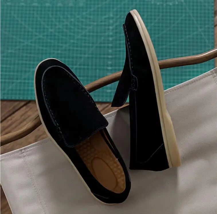 Mocassin daim homme - Barrie Shop