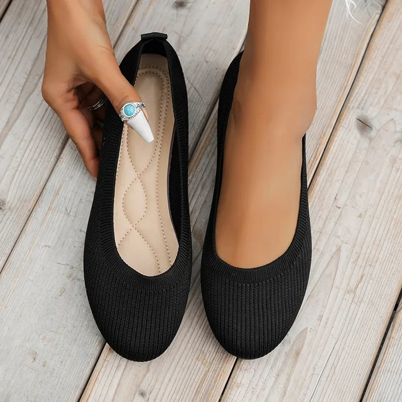 Mocassin femme noire NoEnName_Null - Barrie Shop