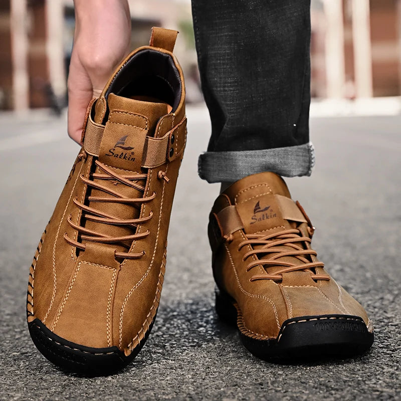 Mocassin homme en cuir bottine d’hiver - Barrie Shop