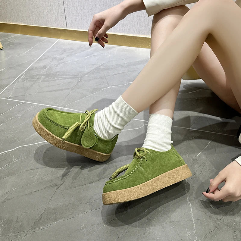 Mocassin plateforme femme AIYUQI My Store