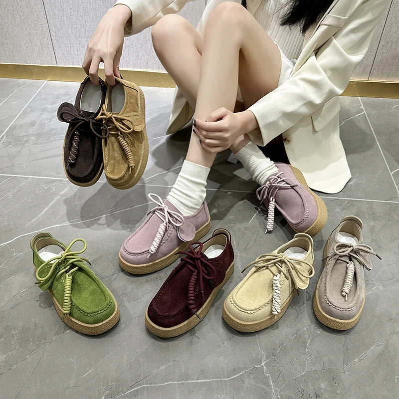 Mocassin plateforme femme AIYUQI My Store