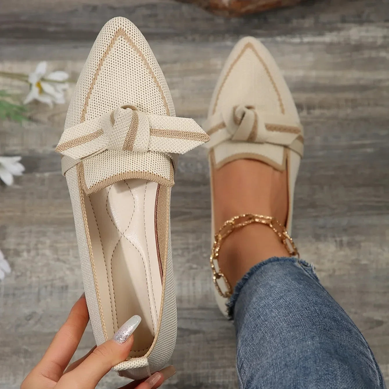 Mocassin femme Ballerines Pointues My Store
