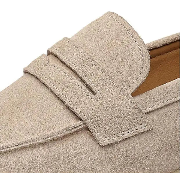 Mocassin daim homme - Barrie Shop