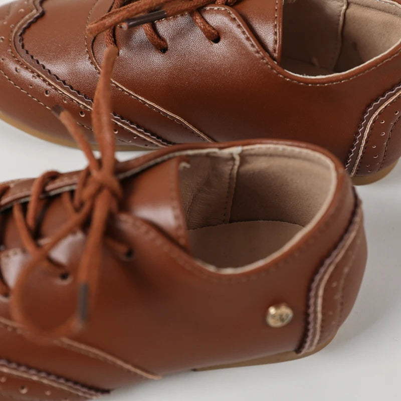 Mocassin femme Solenya en cuir grainé My Store