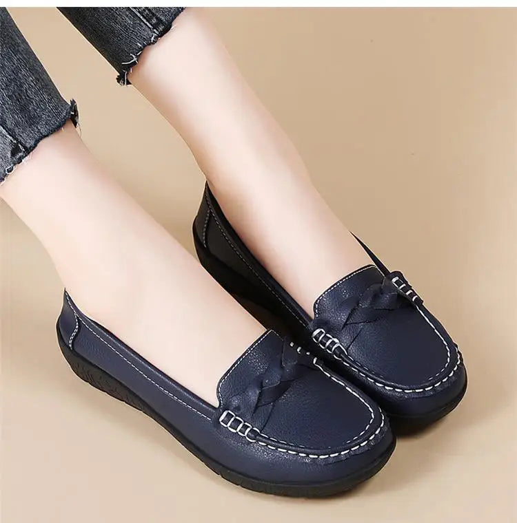 Mocassin femme en cuir KUIDMANGÉA My Store