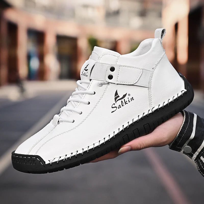 Mocassin homme en cuir bottine d’hiver - Barrie Shop