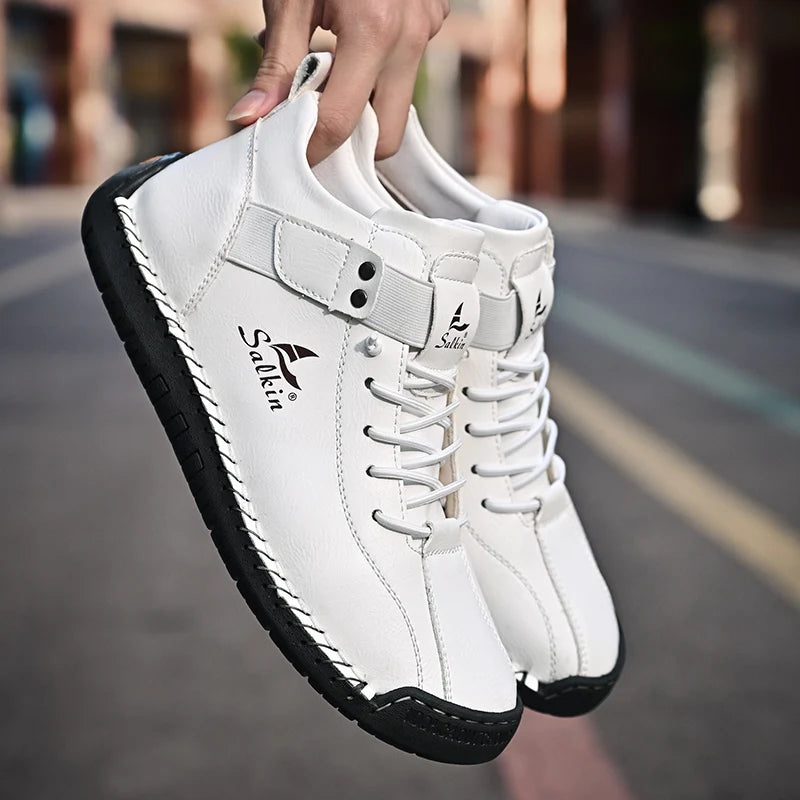 Mocassin homme en cuir bottine d’hiver - Barrie Shop