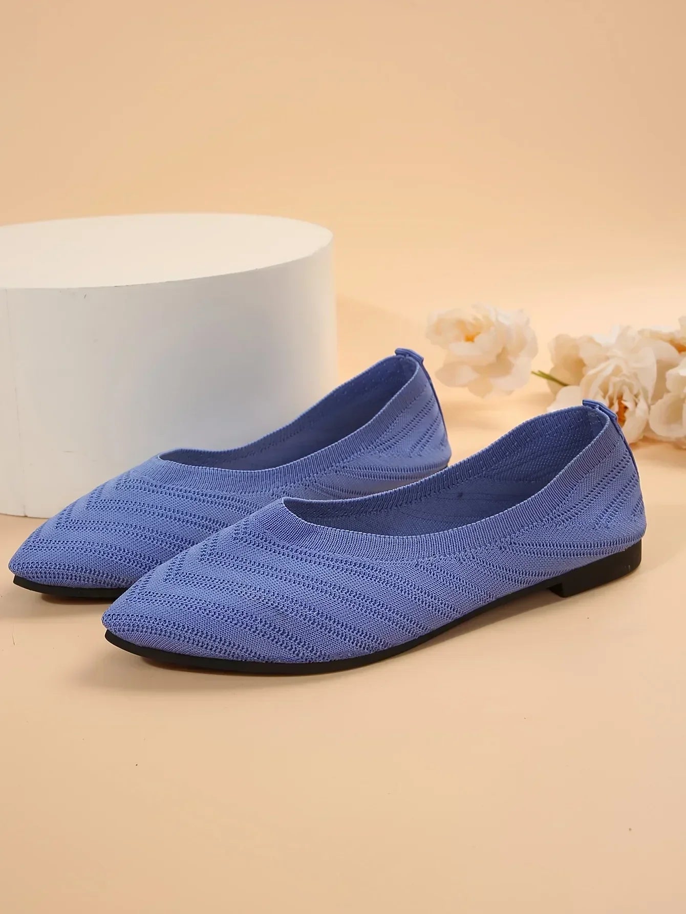 Mocassin vernis femme chic tissé et  bout pointu - Barrie Shop